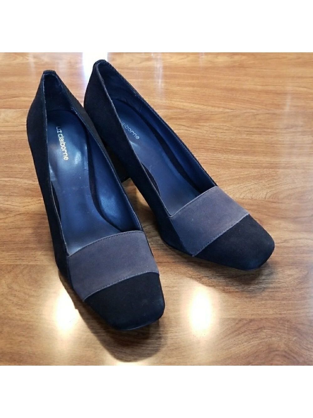 LIZ Claiborne Leather Suede Heels
